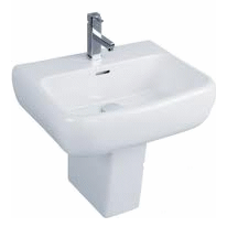 500 Semi Pedestal Basin