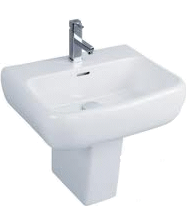 600 Semi Pedestal Basin  